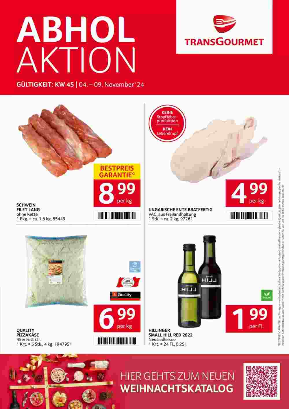 Transgourmet Flugblatt (ab 04.11.2024) - Angebote und Prospekt - Seite 1