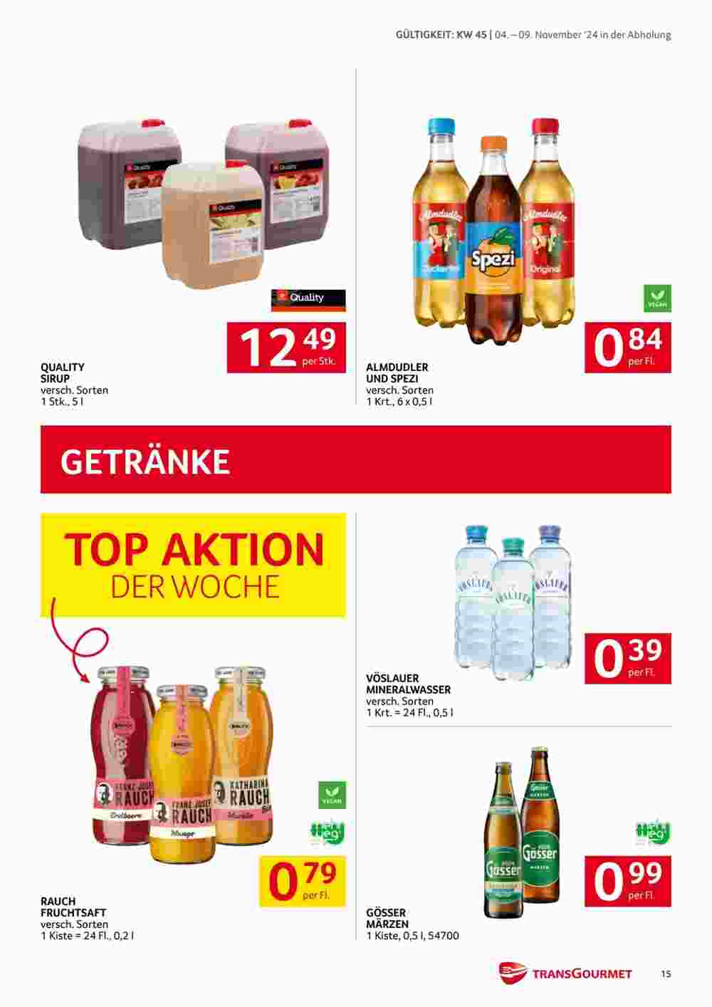 Transgourmet Flugblatt (ab 04.11.2024) - Angebote und Prospekt - Seite 13