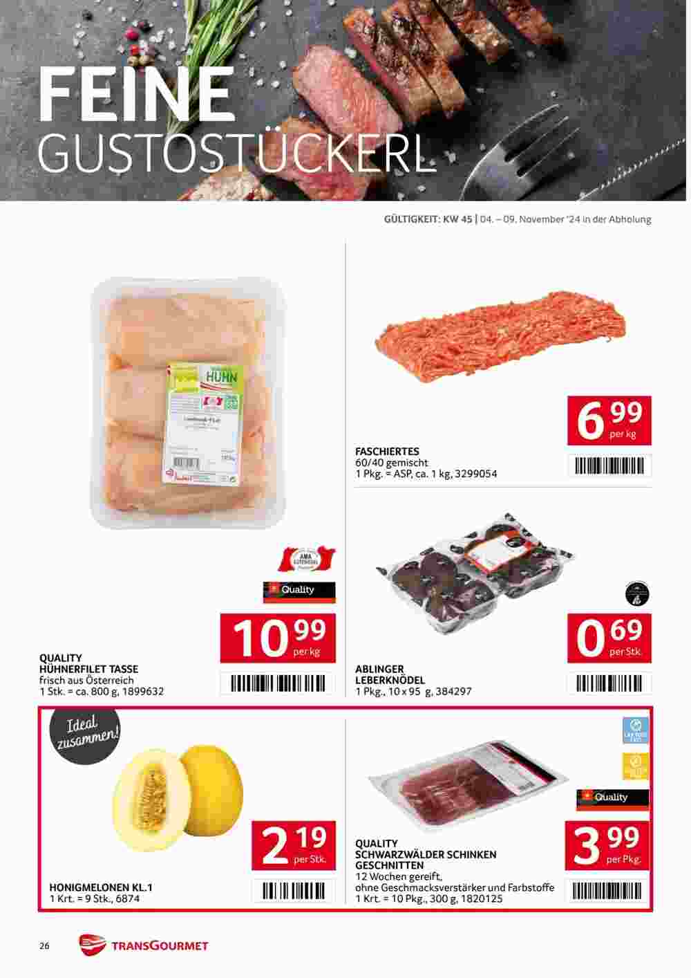 Transgourmet Flugblatt (ab 04.11.2024) - Angebote und Prospekt - Seite 24