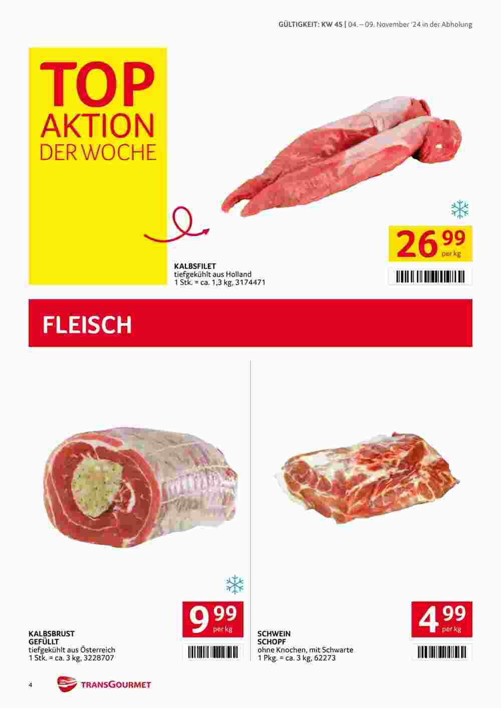 Transgourmet Flugblatt (ab 04.11.2024) - Angebote und Prospekt - Seite 4