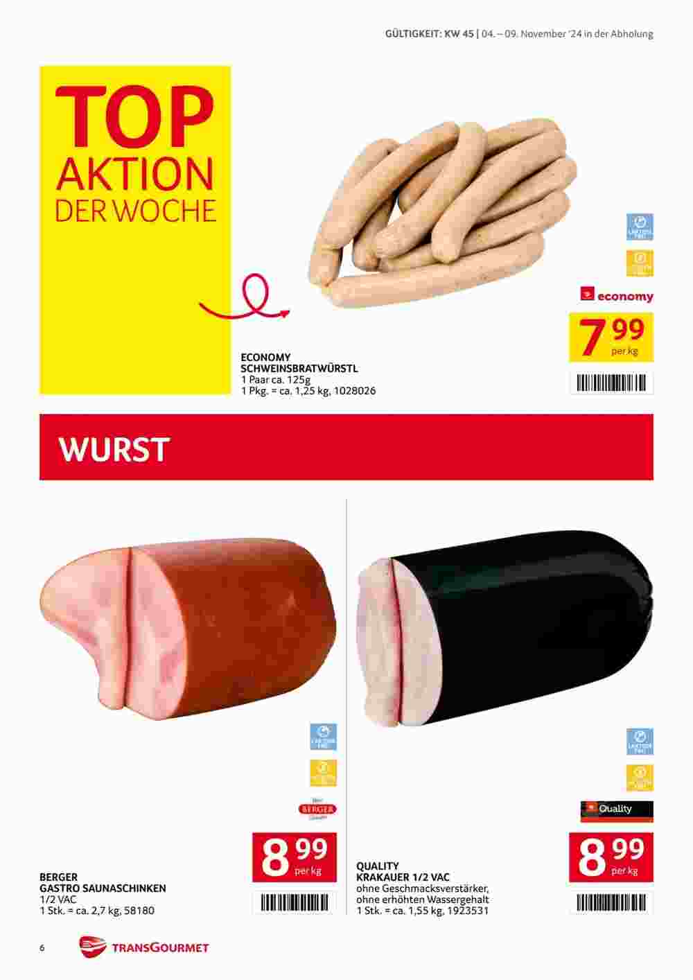 Transgourmet Flugblatt (ab 04.11.2024) - Angebote und Prospekt - Seite 5