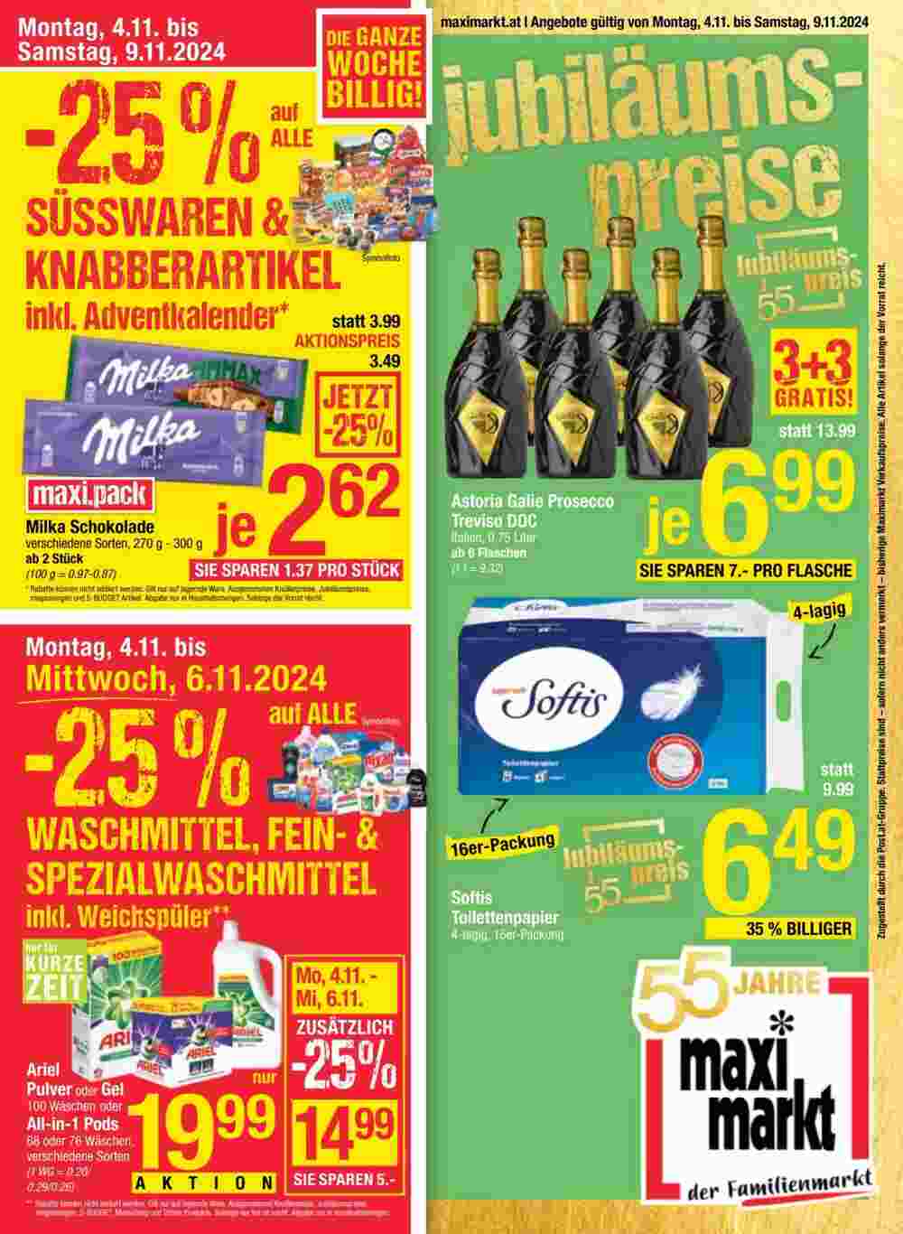 Maximarkt Flugblatt (ab 04.11.2024) - Angebote und Prospekt - Seite 1