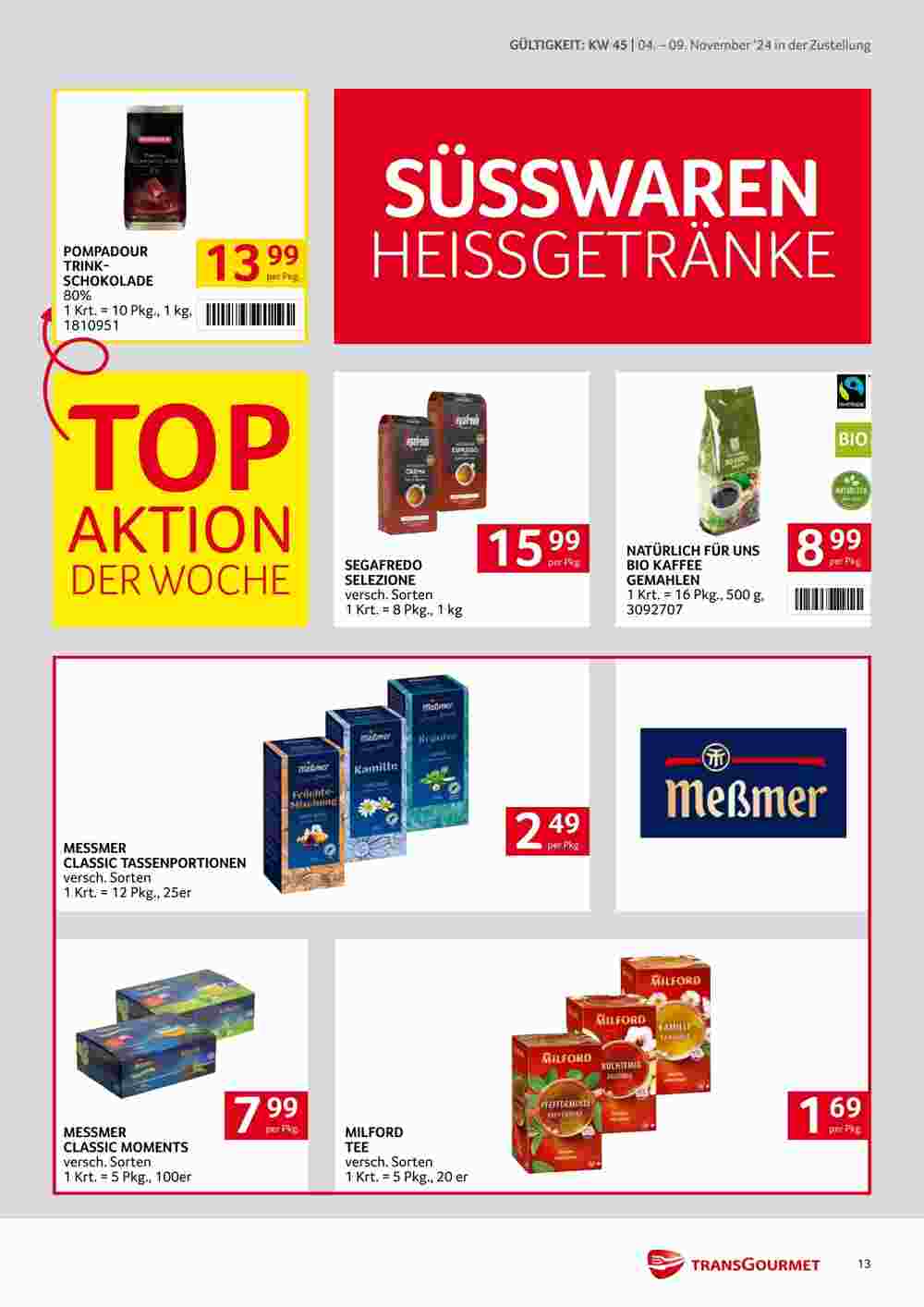 Transgourmet Flugblatt (ab 04.11.2024) - Angebote und Prospekt - Seite 13