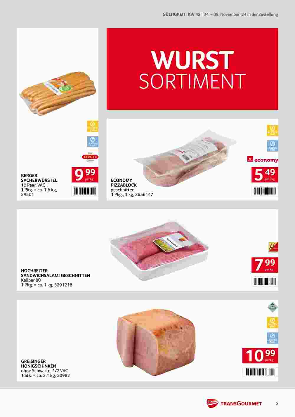 Transgourmet Flugblatt (ab 04.11.2024) - Angebote und Prospekt - Seite 5