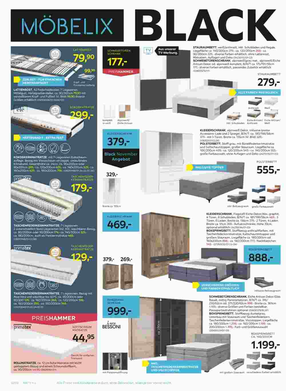 Möbelix Flugblatt (ab 04.11.2024) - Angebote und Prospekt - Seite 2