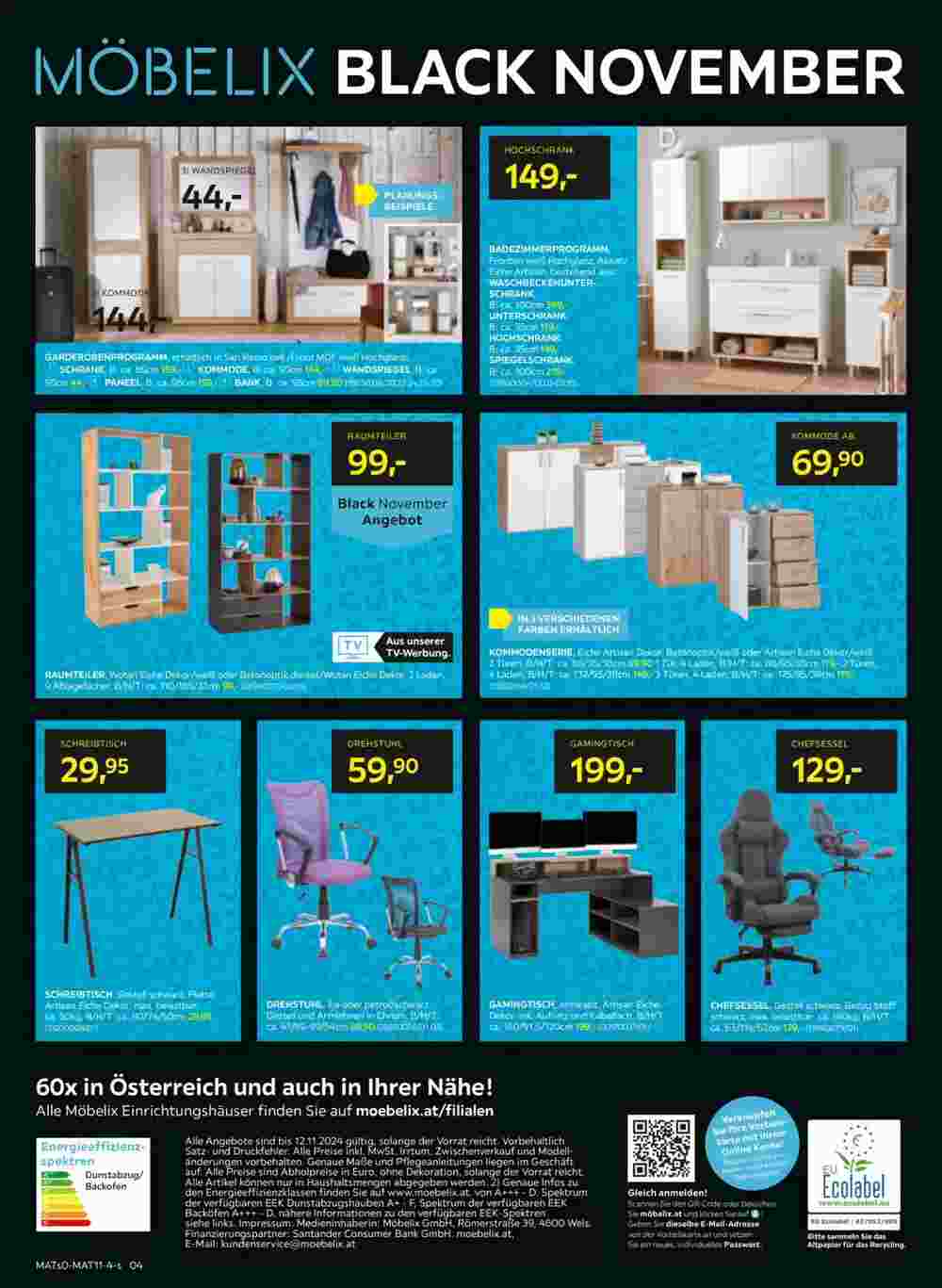 Möbelix Flugblatt (ab 04.11.2024) - Angebote und Prospekt - Seite 8
