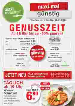 Maximarkt Flugblatt (ab 04.11.2024) - Angebote und Prospekt