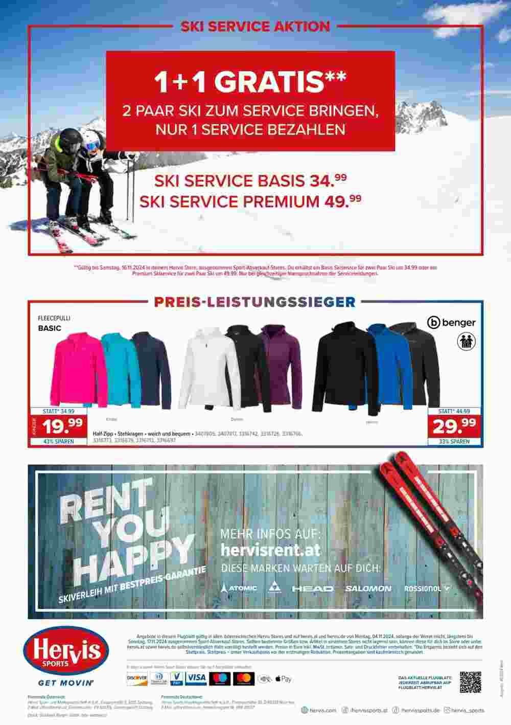 Hervis Flugblatt (ab 04.11.2024) - Angebote und Prospekt - Seite 14