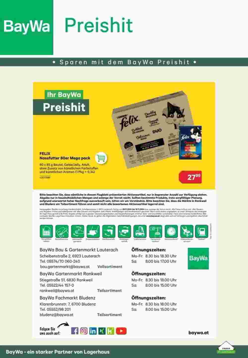 BayWa Flugblatt (ab 05.11.2024) - Angebote und Prospekt - Seite 24