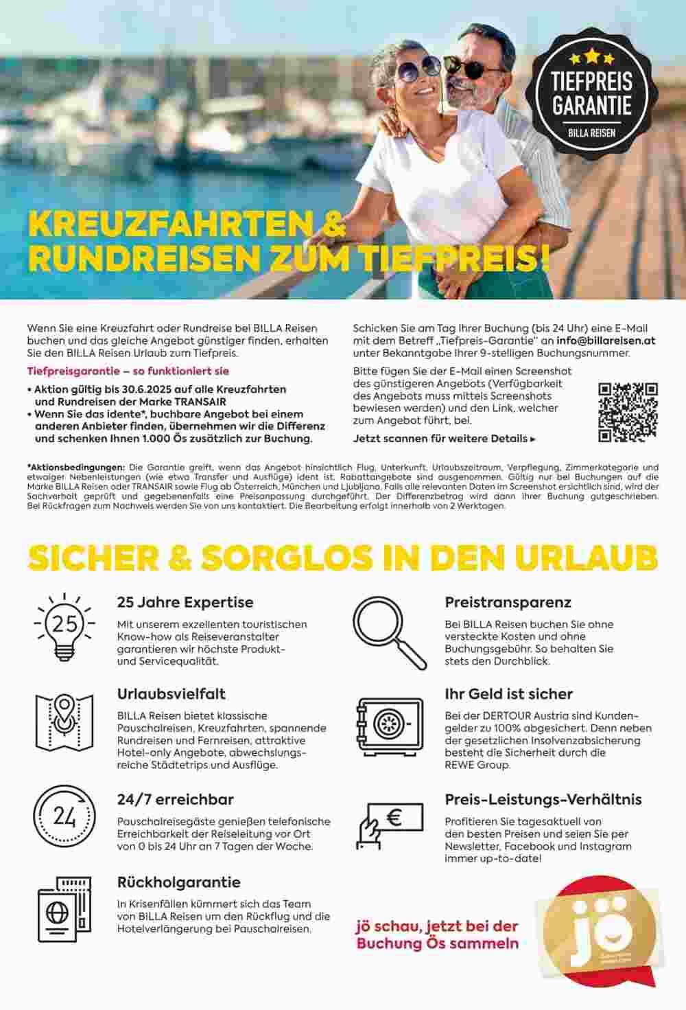 Billa Reisen Flugblatt (ab 05.11.2024) - Angebote und Prospekt - Seite 2