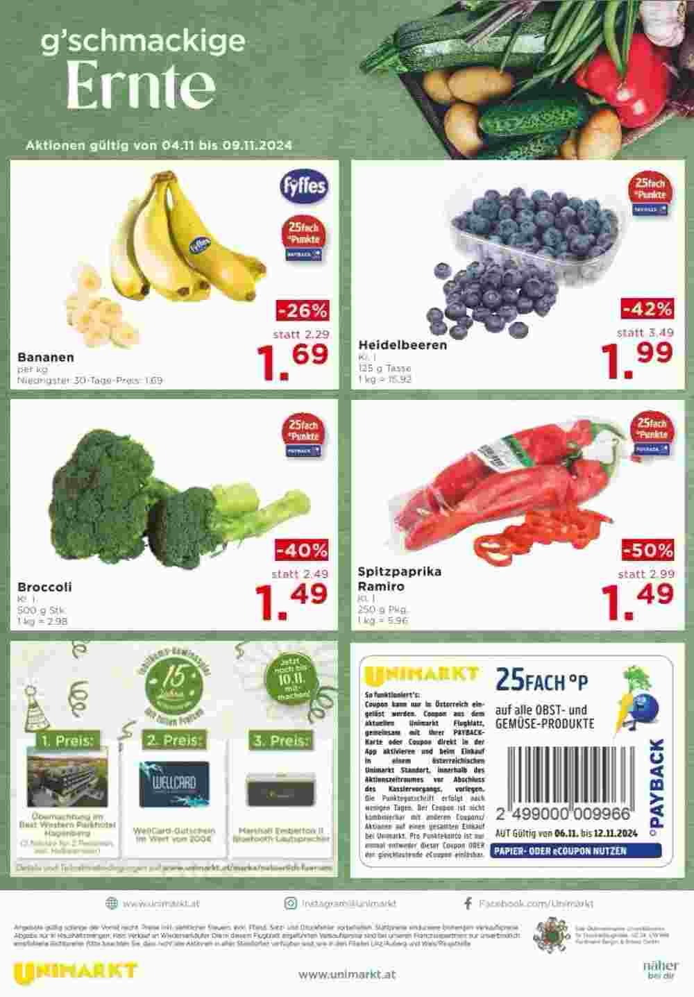 Unimarkt Flugblatt (ab 06.11.2024) - Angebote und Prospekt - Seite 12