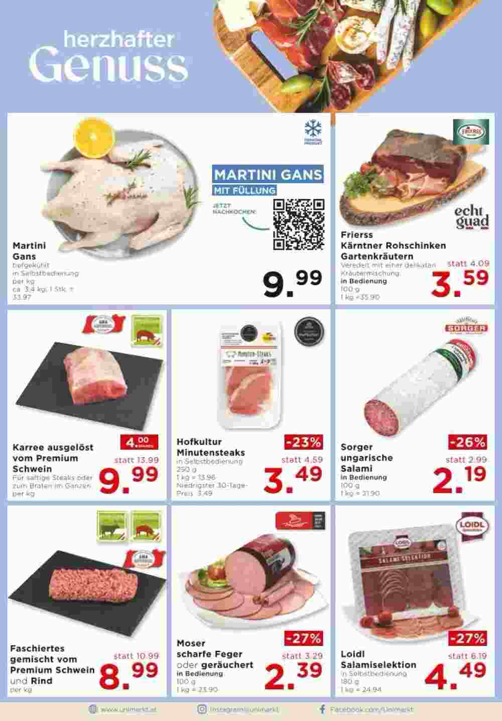 Unimarkt Flugblatt (ab 06.11.2024) - Angebote und Prospekt - Seite 4