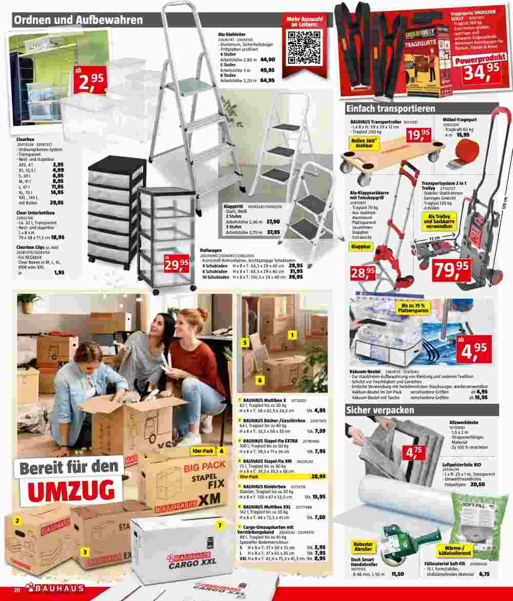 Bauhaus Flugblatt (ab 06.11.2024) - Angebote und Prospekt - Seite 20