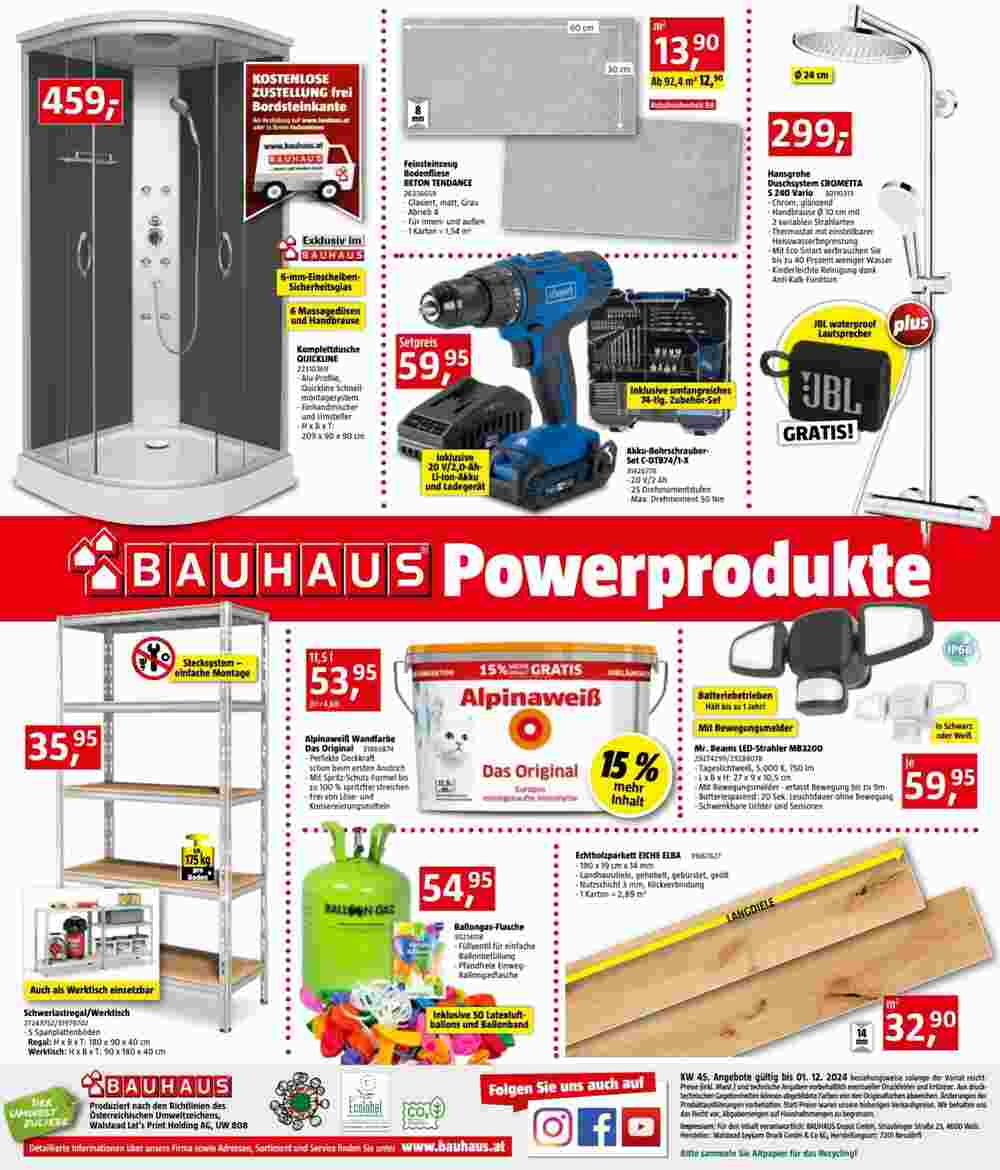 Bauhaus Flugblatt (ab 06.11.2024) - Angebote und Prospekt - Seite 24