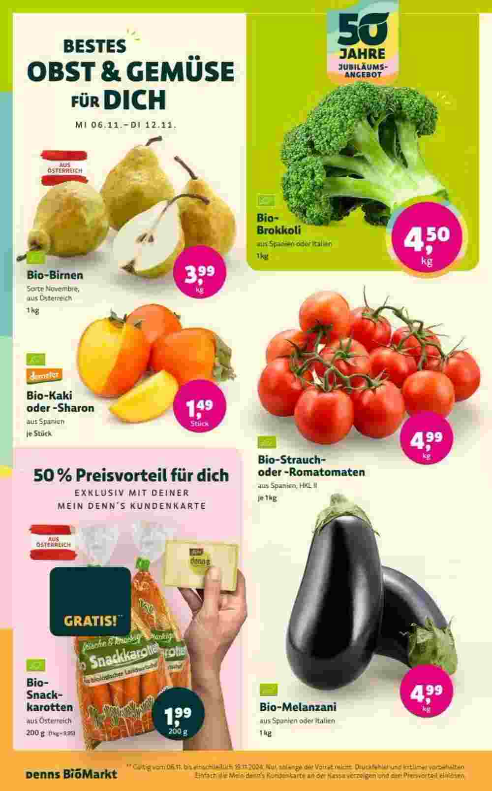 Denn's Biomarkt Flugblatt (ab 06.11.2024) - Angebote und Prospekt - Seite 2