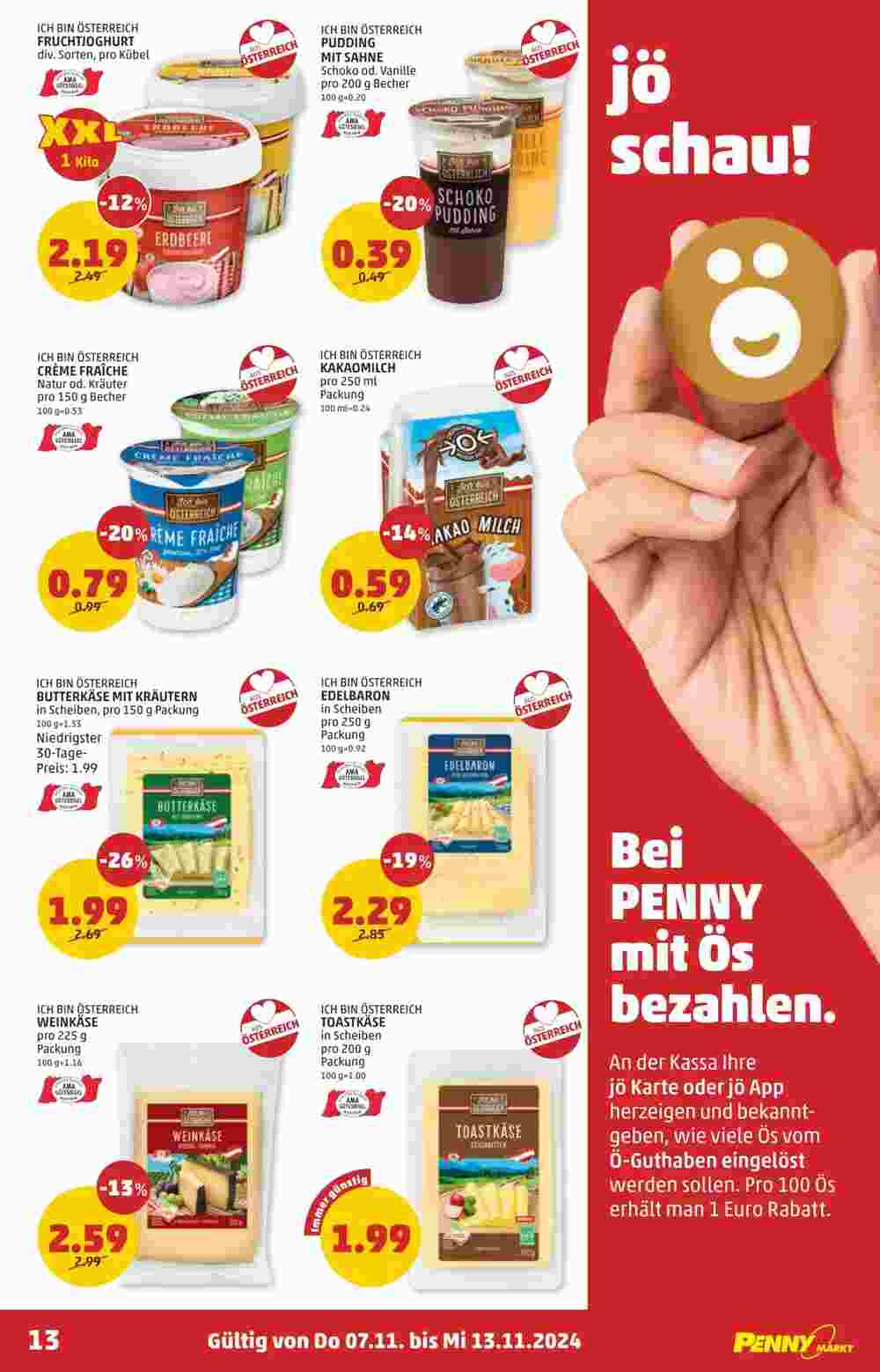 PENNY Flugblatt (ab 07.11.2024) - Angebote und Prospekt - Seite 13