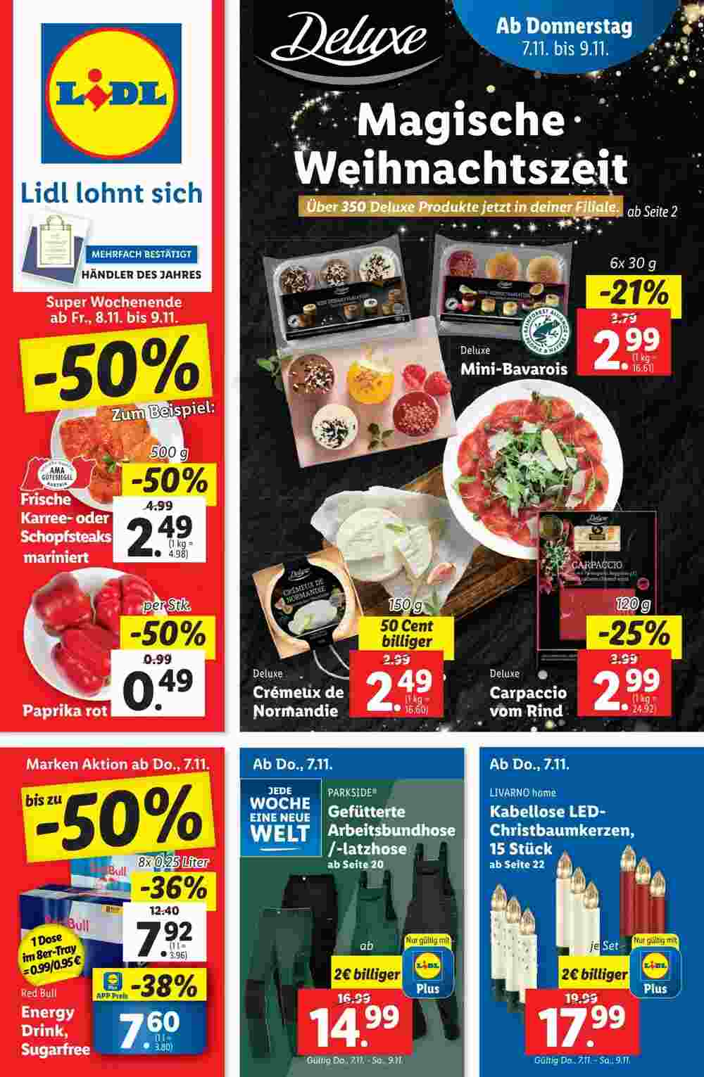 Lidl Flugblatt (ab 07.11.2024) - Angebote und Prospekt - Seite 1