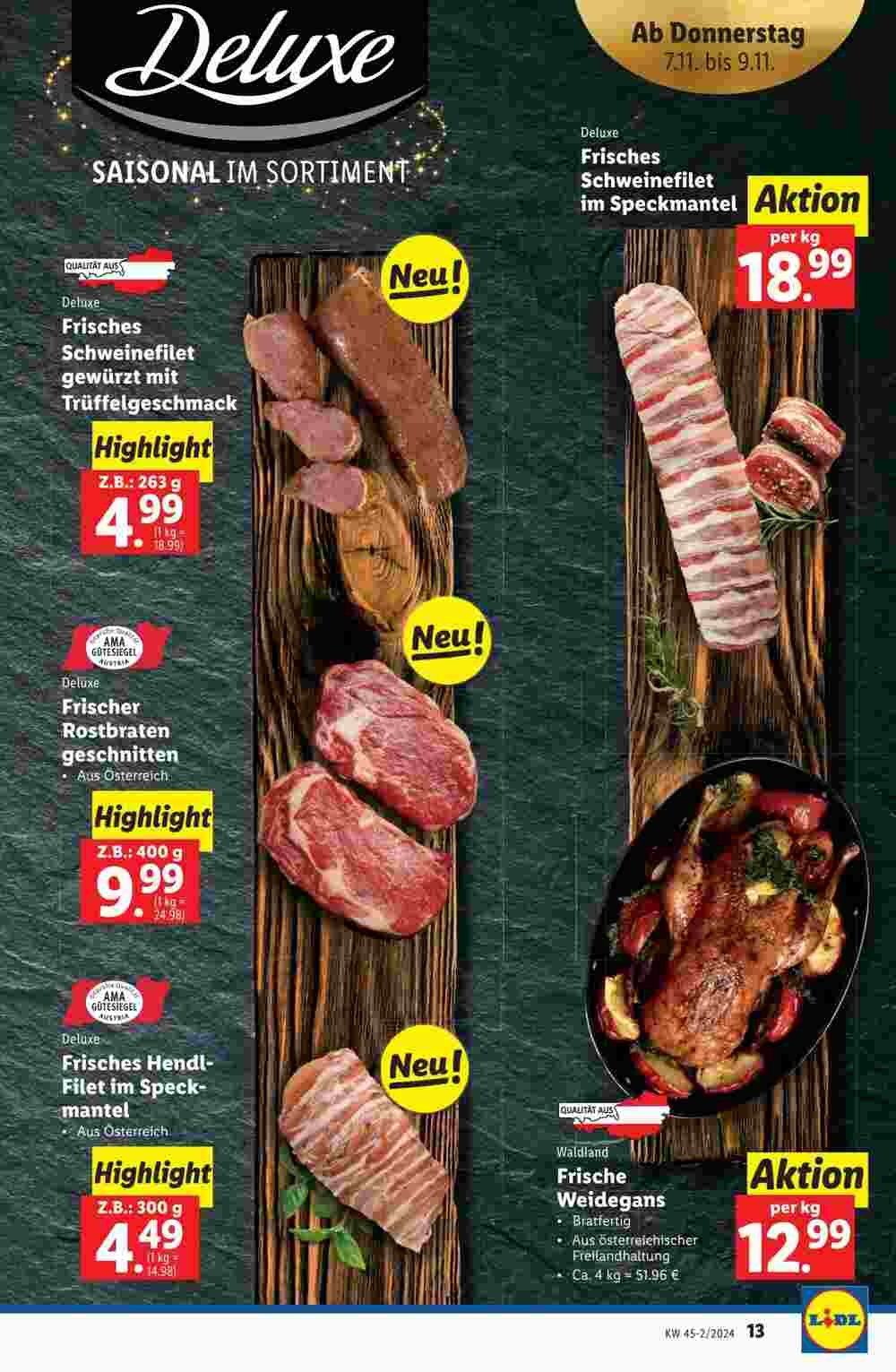 Lidl Flugblatt (ab 07.11.2024) - Angebote und Prospekt - Seite 13