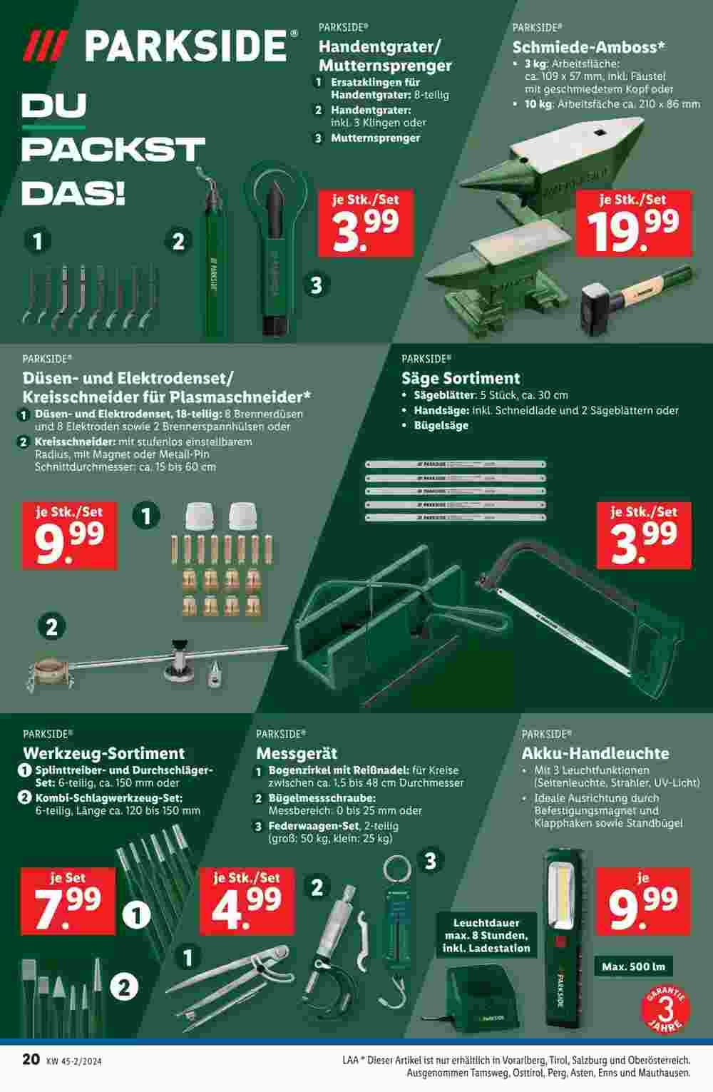 Lidl Flugblatt (ab 07.11.2024) - Angebote und Prospekt - Seite 20