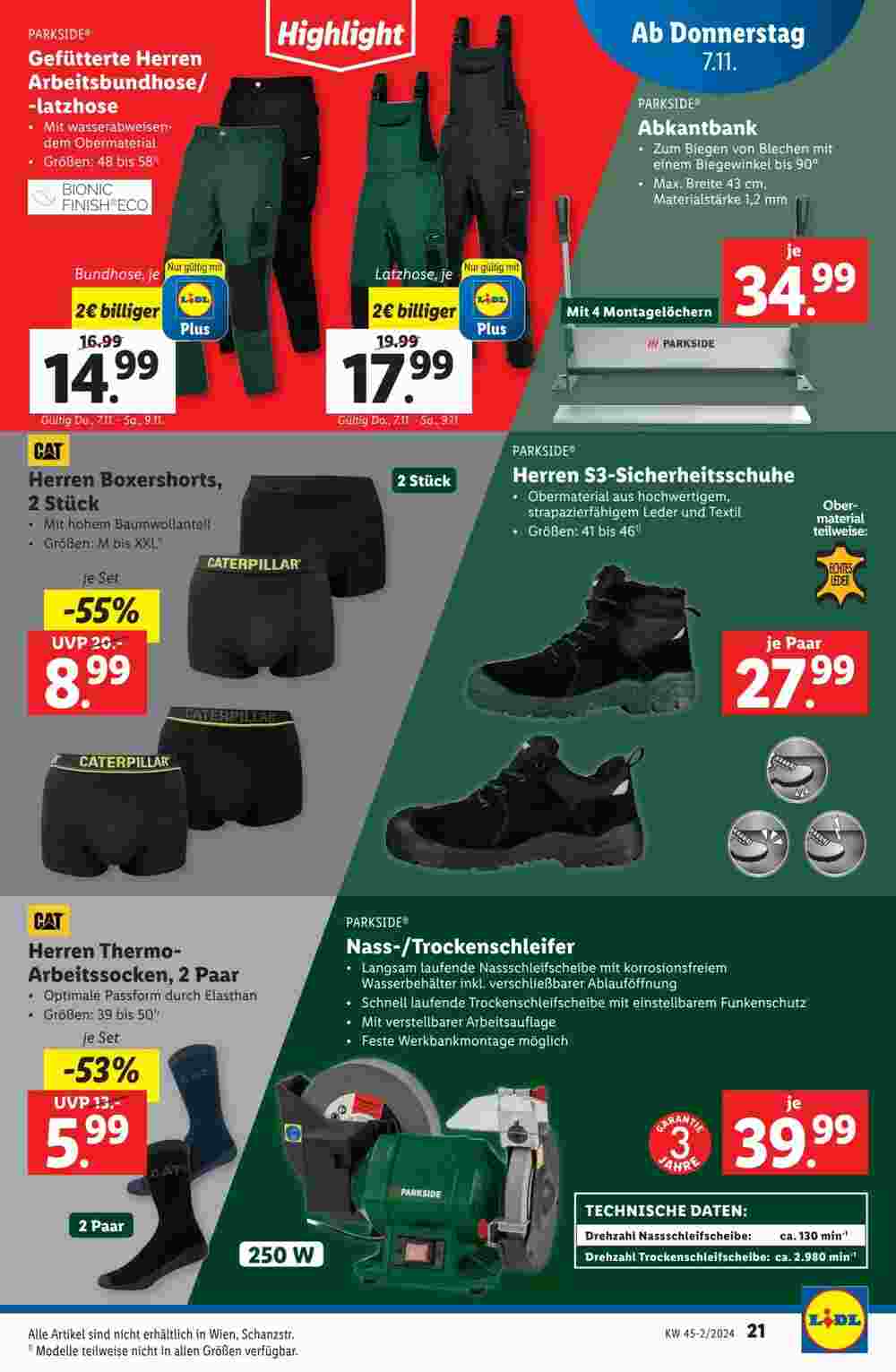 Lidl Flugblatt (ab 07.11.2024) - Angebote und Prospekt - Seite 21