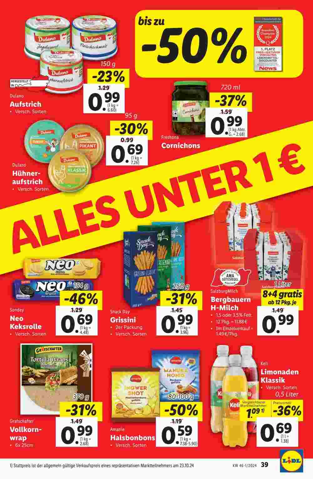 Lidl Flugblatt (ab 07.11.2024) - Angebote und Prospekt - Seite 39