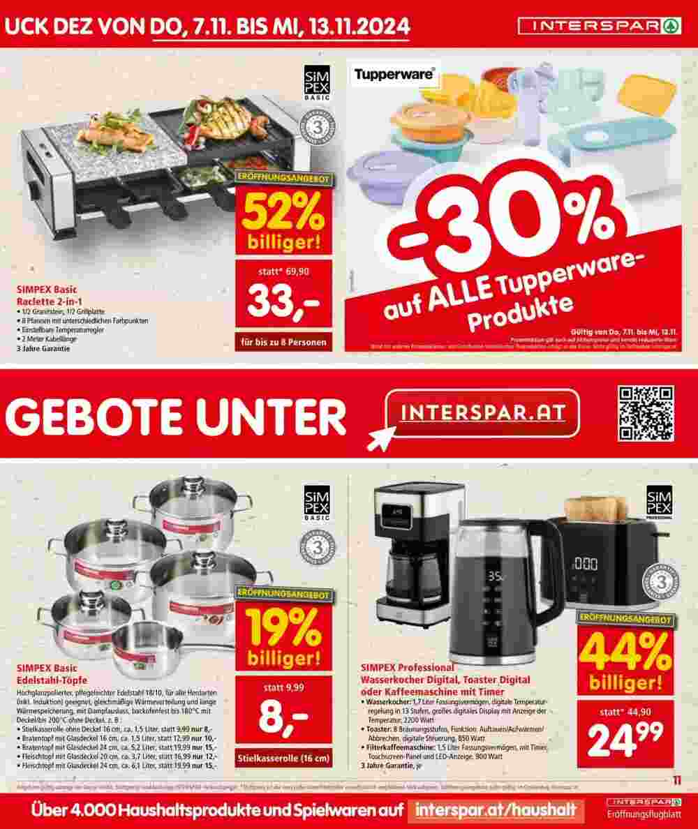 Interspar Flugblatt (ab 07.11.2024) - Angebote und Prospekt - Seite 11