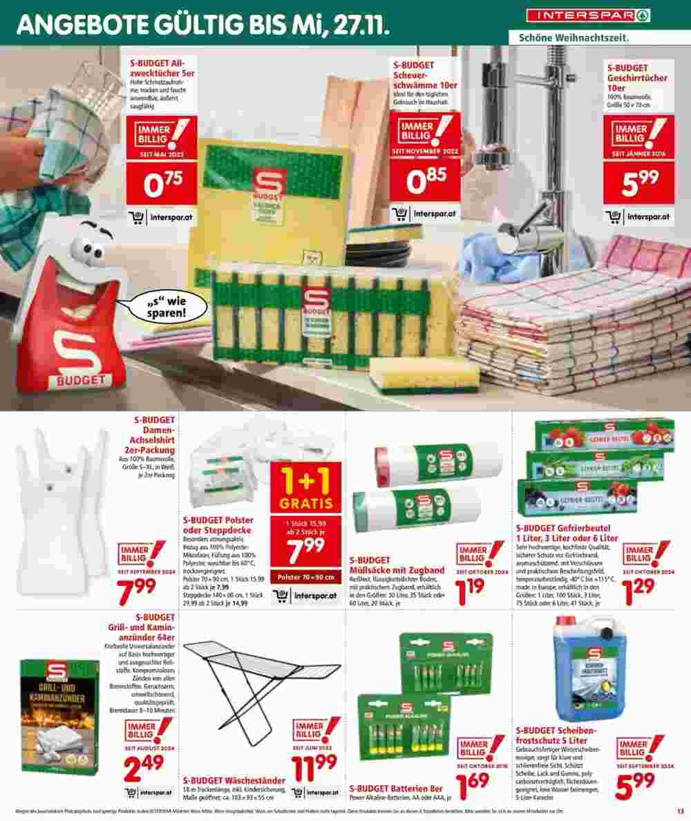 Interspar Flugblatt (ab 07.11.2024) - Angebote und Prospekt - Seite 14