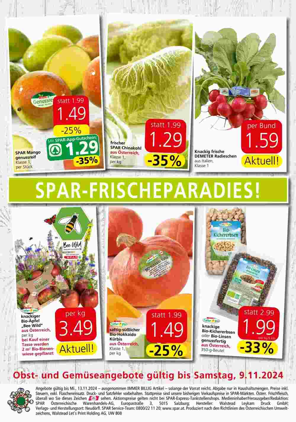 Spar Flugblatt (ab 07.11.2024) - Angebote und Prospekt - Seite 16