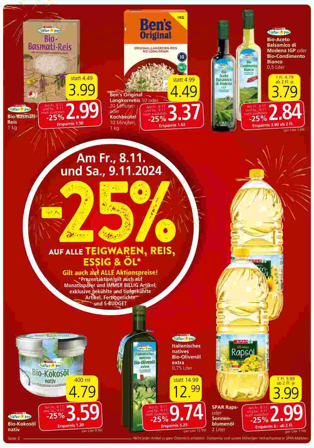 Spar Flugblatt (ab 07.11.2024) - Angebote und Prospekt - Seite 2