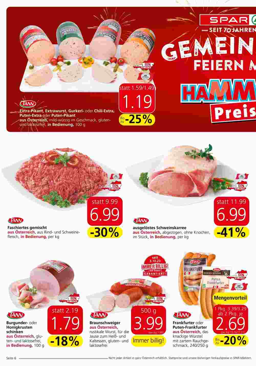 Spar Flugblatt (ab 07.11.2024) - Angebote und Prospekt - Seite 6