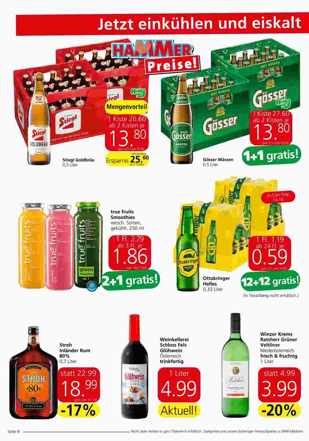 Spar Flugblatt (ab 07.11.2024) - Angebote und Prospekt - Seite 8