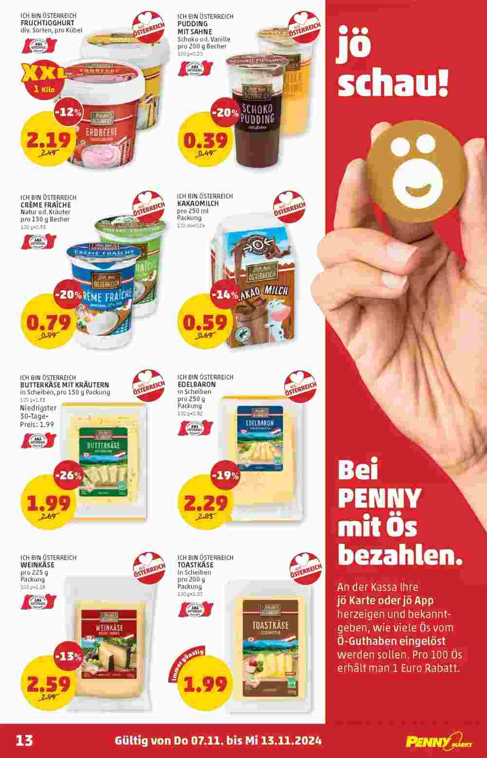 PENNY Flugblatt (ab 07.11.2024) - Angebote und Prospekt - Seite 13