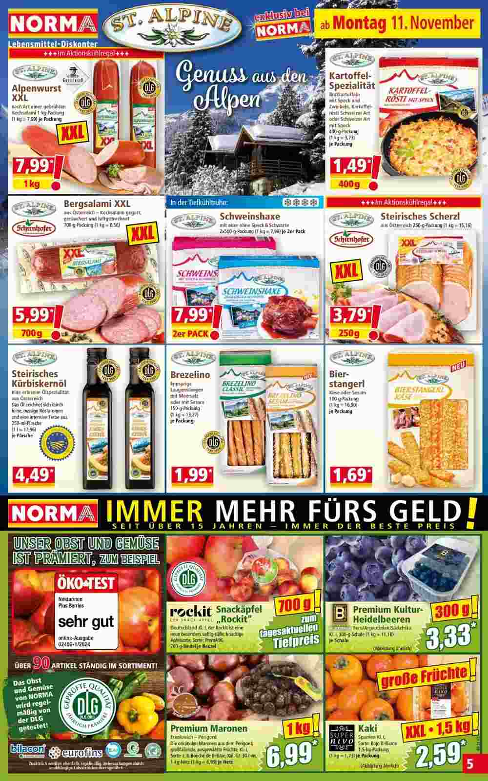 Norma Flugblatt (ab 11.11.2024) - Angebote und Prospekt - Seite 5