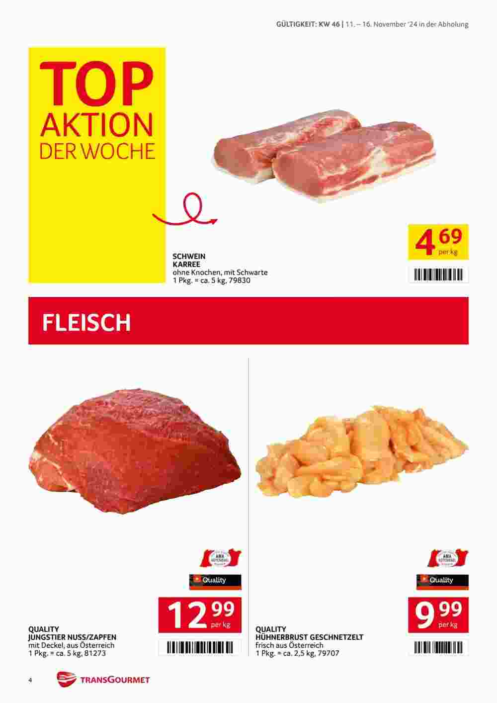 Transgourmet Flugblatt (ab 11.11.2024) - Angebote und Prospekt - Seite 4