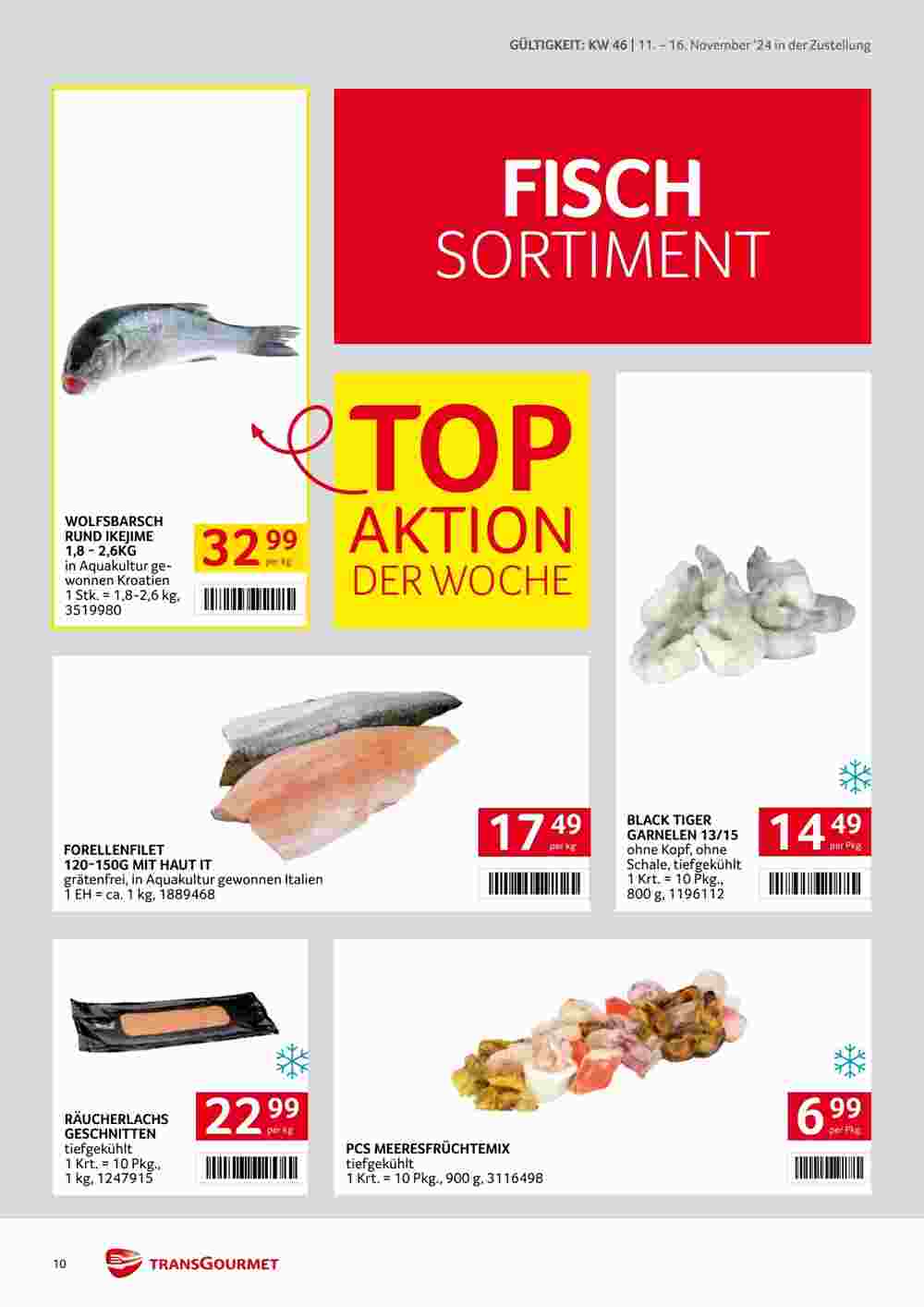 Transgourmet Flugblatt (ab 11.11.2024) - Angebote und Prospekt - Seite 10