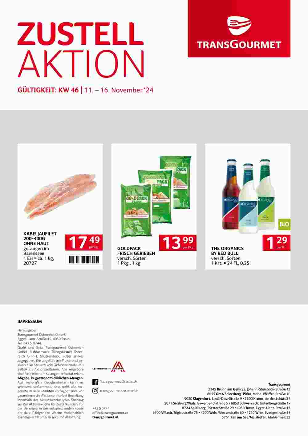 Transgourmet Flugblatt (ab 11.11.2024) - Angebote und Prospekt - Seite 24