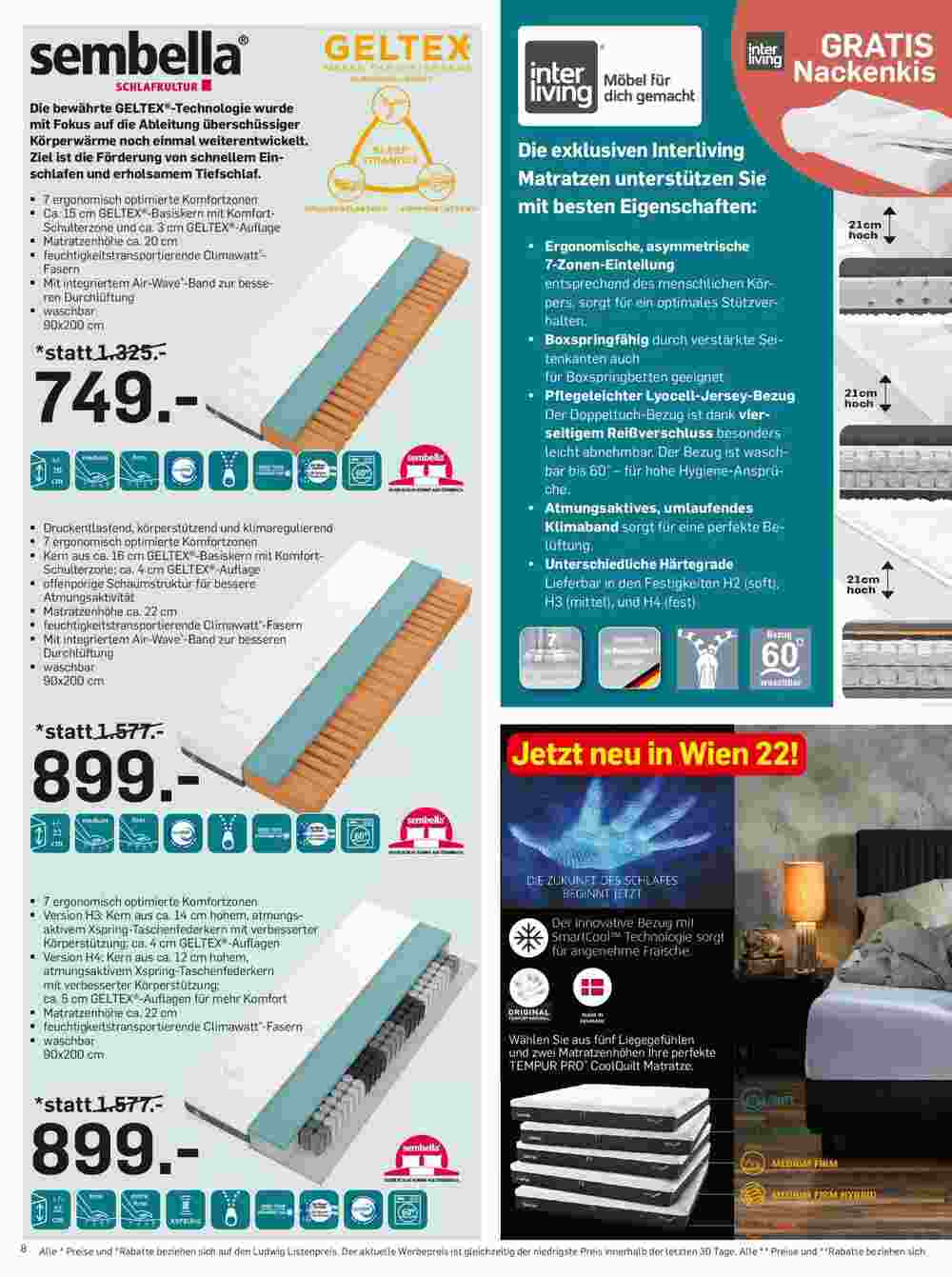 Möbel Ludwig Flugblatt (ab 11.11.2024) - Angebote und Prospekt - Seite 8