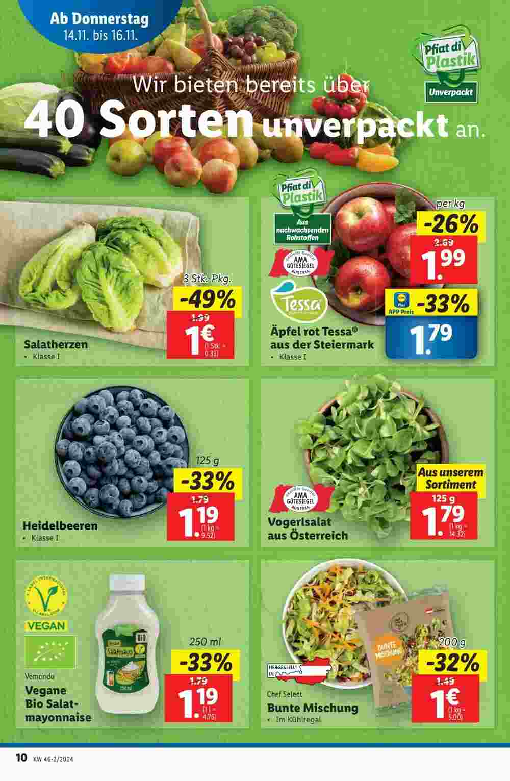 Lidl Flugblatt (ab 14.11.2024) - Angebote und Prospekt - Seite 10