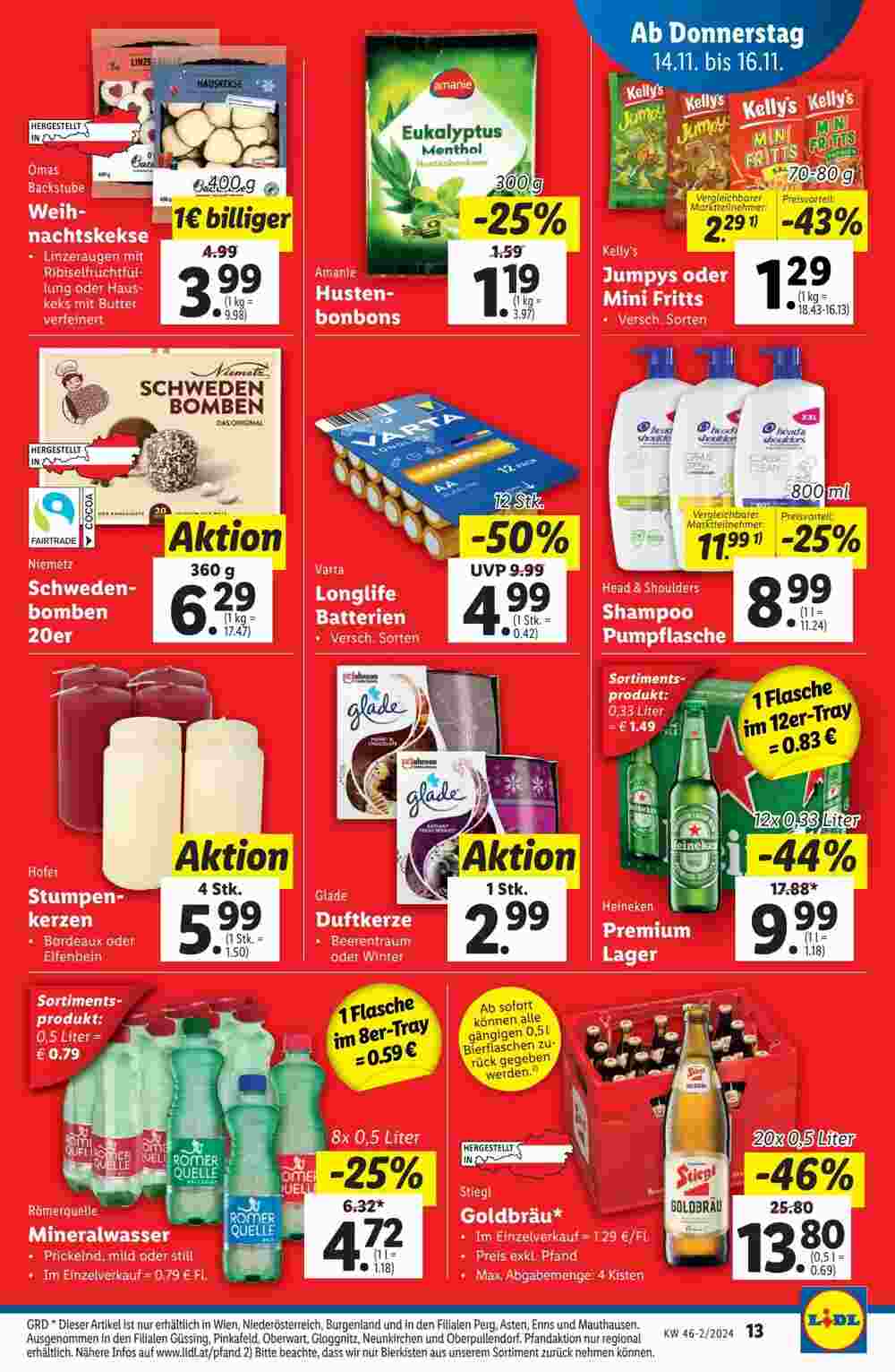 Lidl Flugblatt (ab 14.11.2024) - Angebote und Prospekt - Seite 13