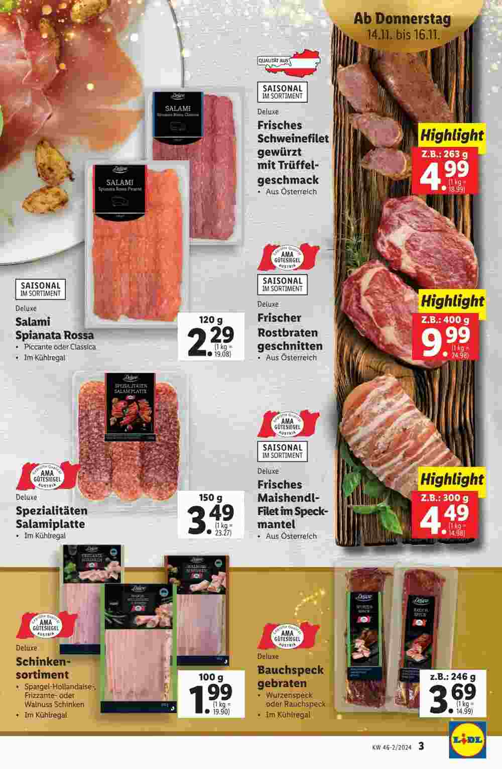 Lidl Flugblatt (ab 14.11.2024) - Angebote und Prospekt - Seite 3