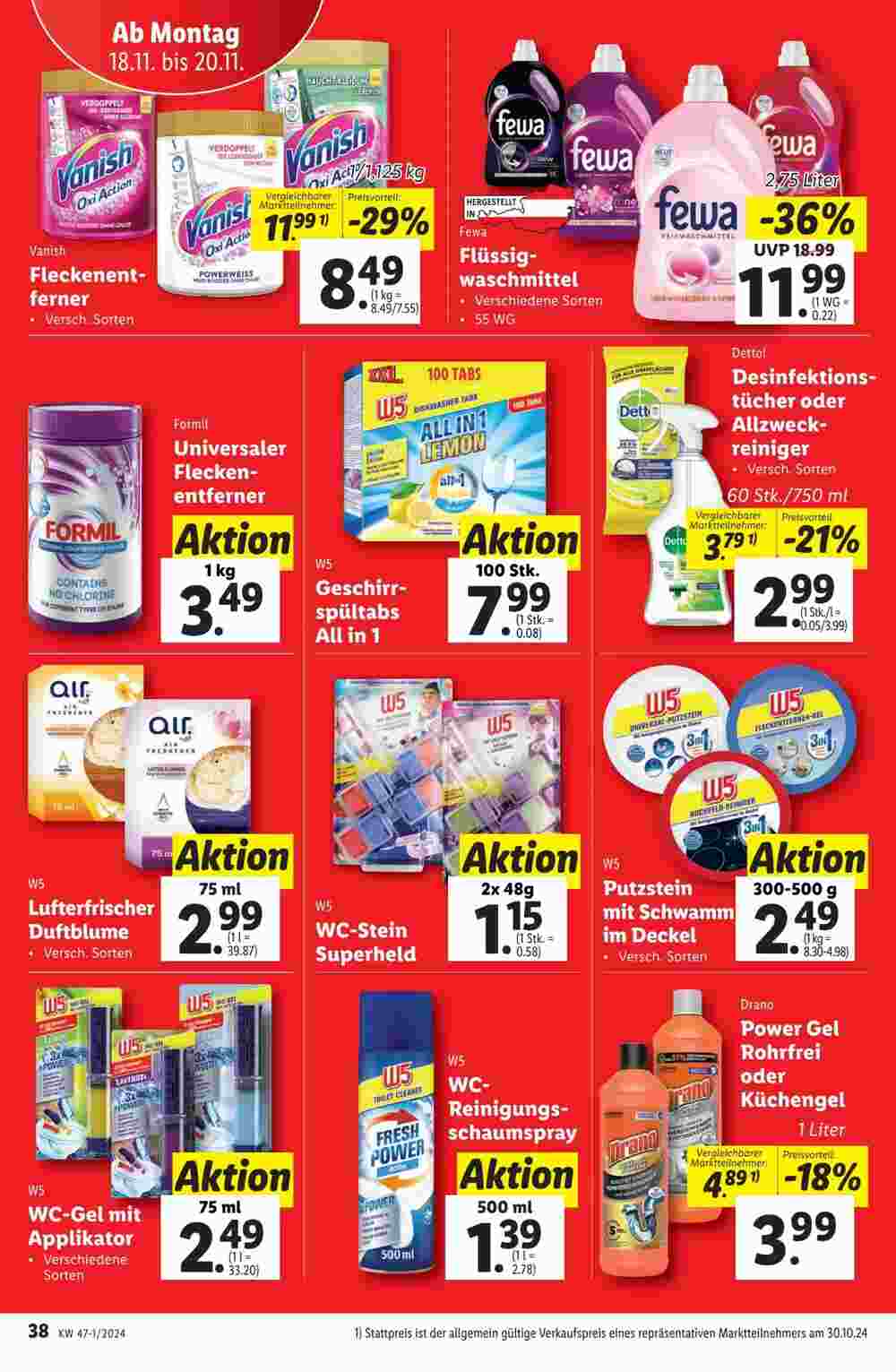 Lidl Flugblatt (ab 14.11.2024) - Angebote und Prospekt - Seite 40