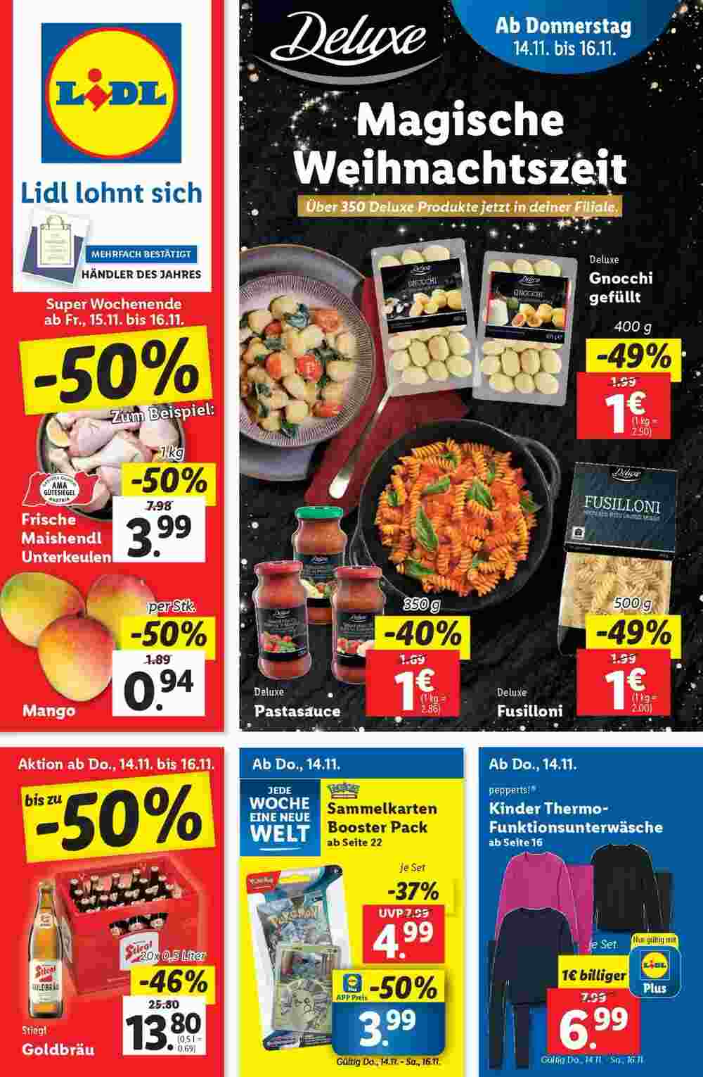 Lidl Flugblatt (ab 14.11.2024) - Angebote und Prospekt - Seite 1