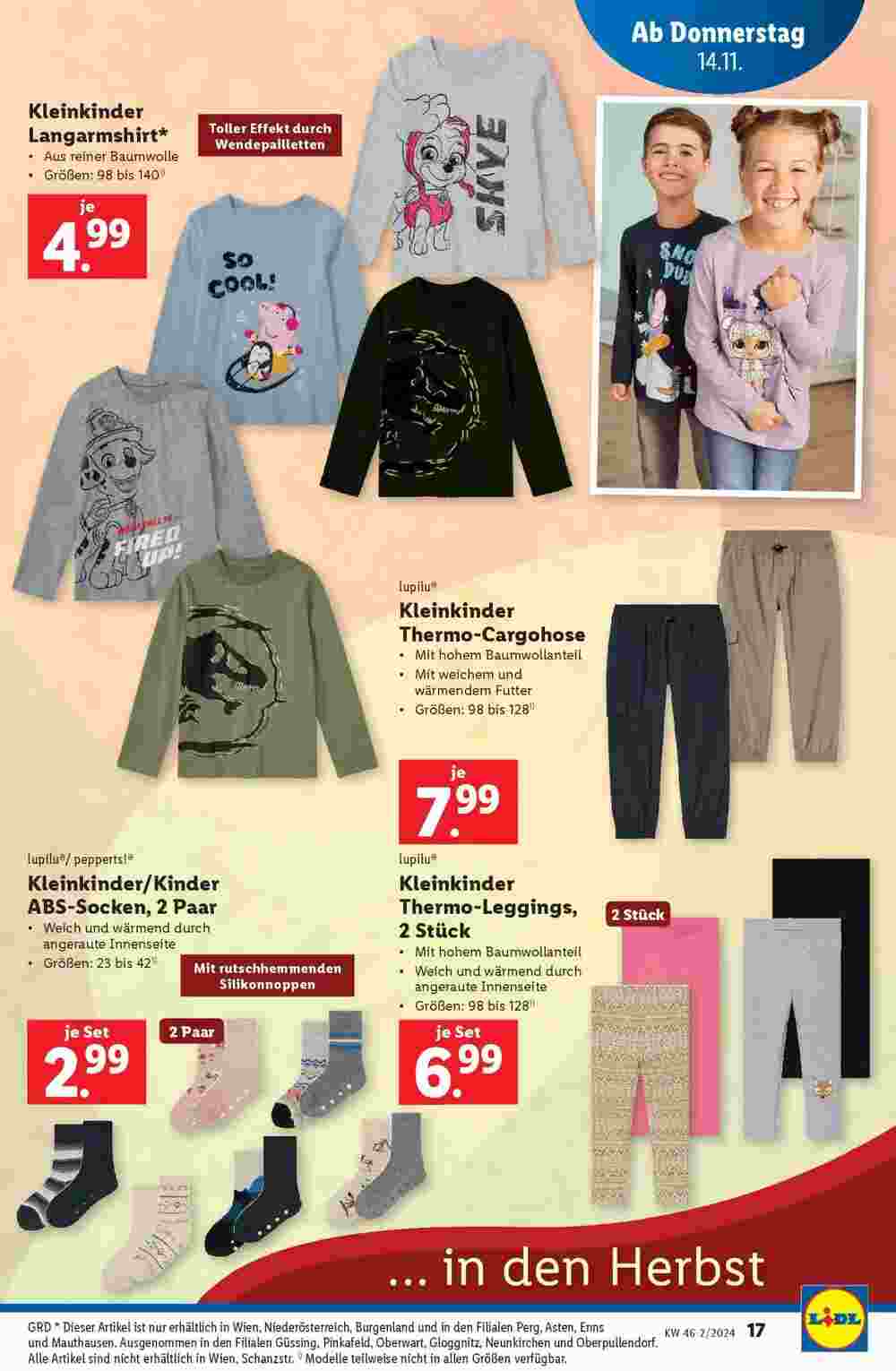 Lidl Flugblatt (ab 14.11.2024) - Angebote und Prospekt - Seite 17