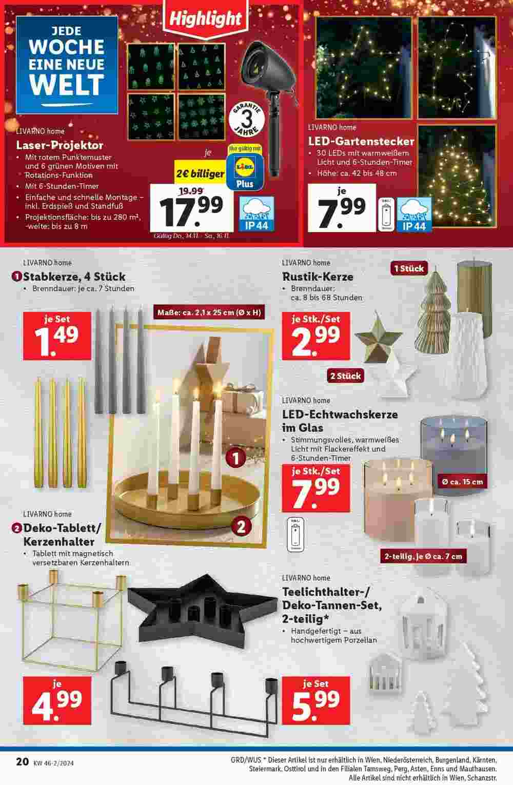 Lidl Flugblatt (ab 14.11.2024) - Angebote und Prospekt - Seite 20