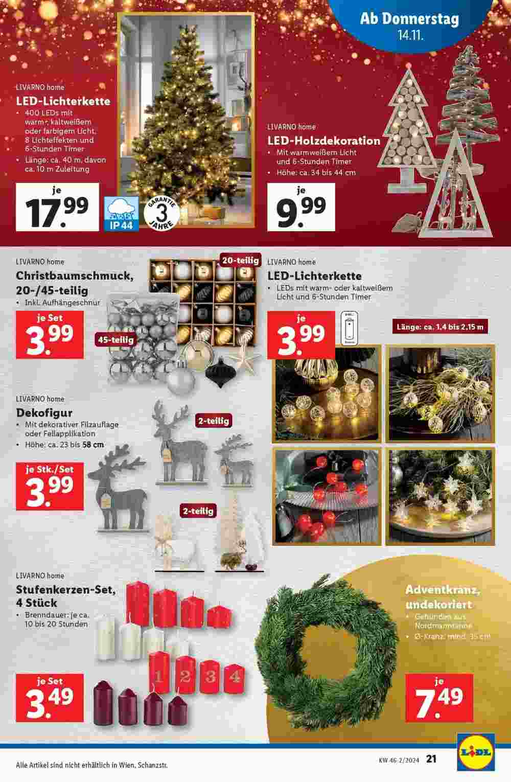 Lidl Flugblatt (ab 14.11.2024) - Angebote und Prospekt - Seite 21