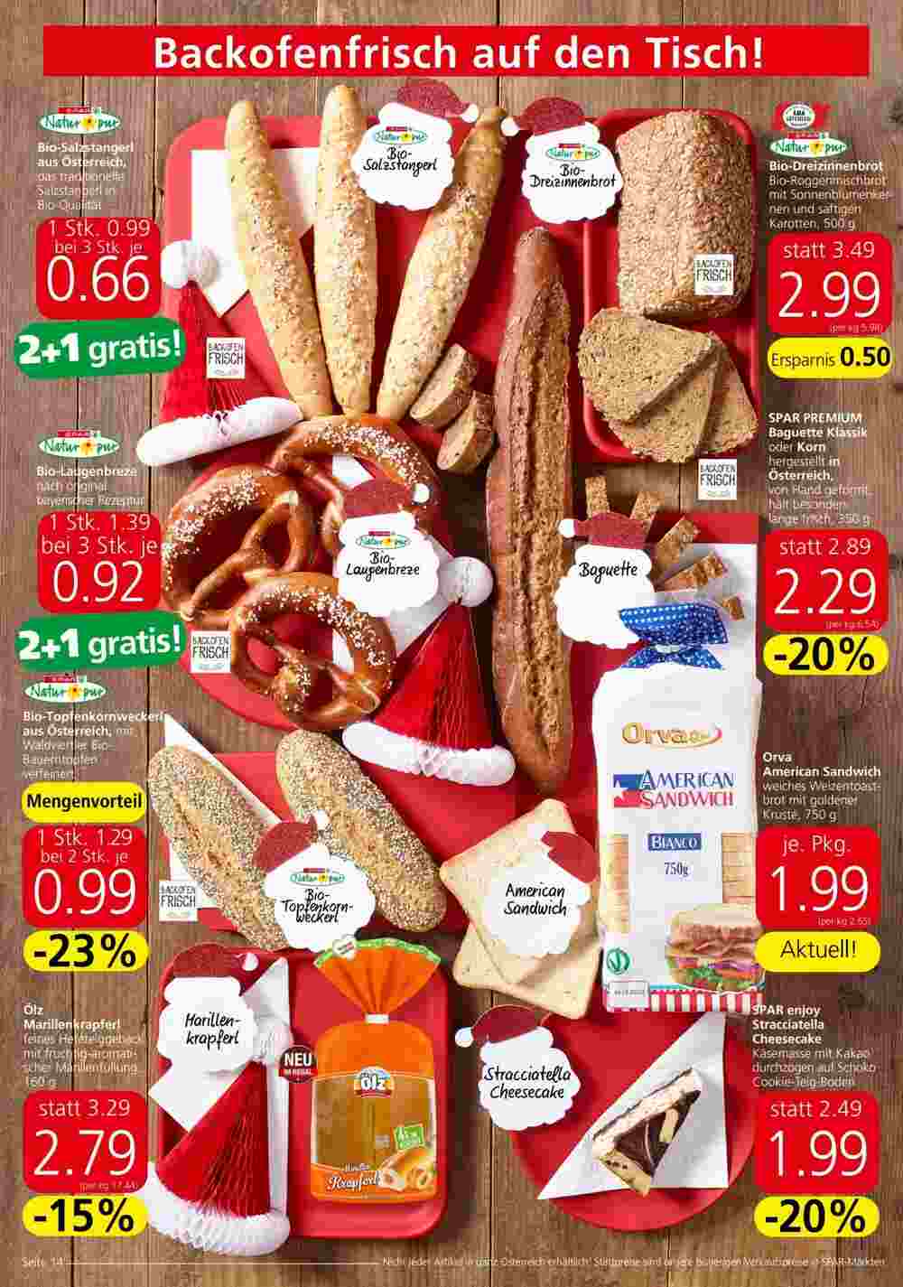 Spar Flugblatt (ab 14.11.2024) - Angebote und Prospekt - Seite 14