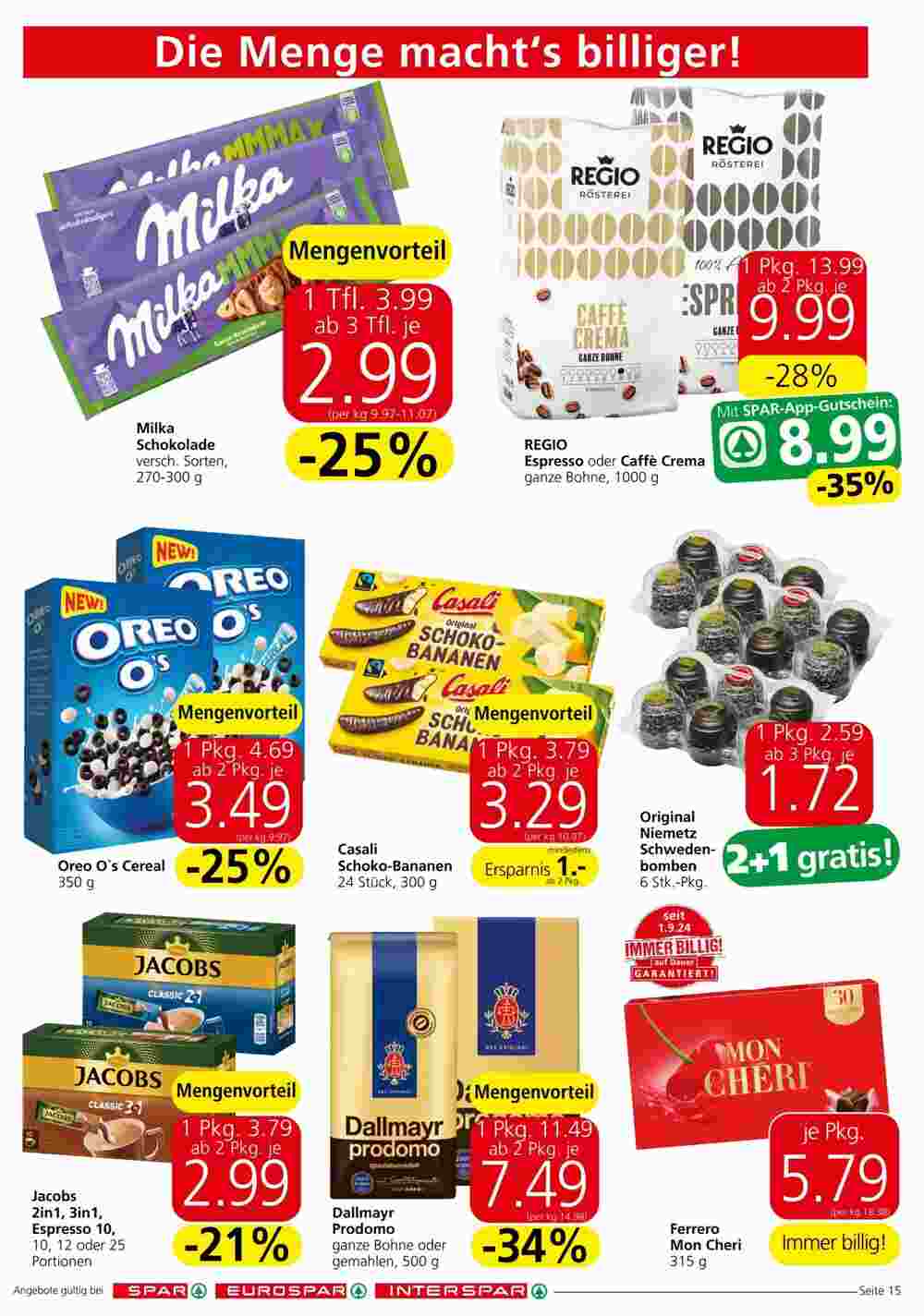 Spar Flugblatt (ab 14.11.2024) - Angebote und Prospekt - Seite 15