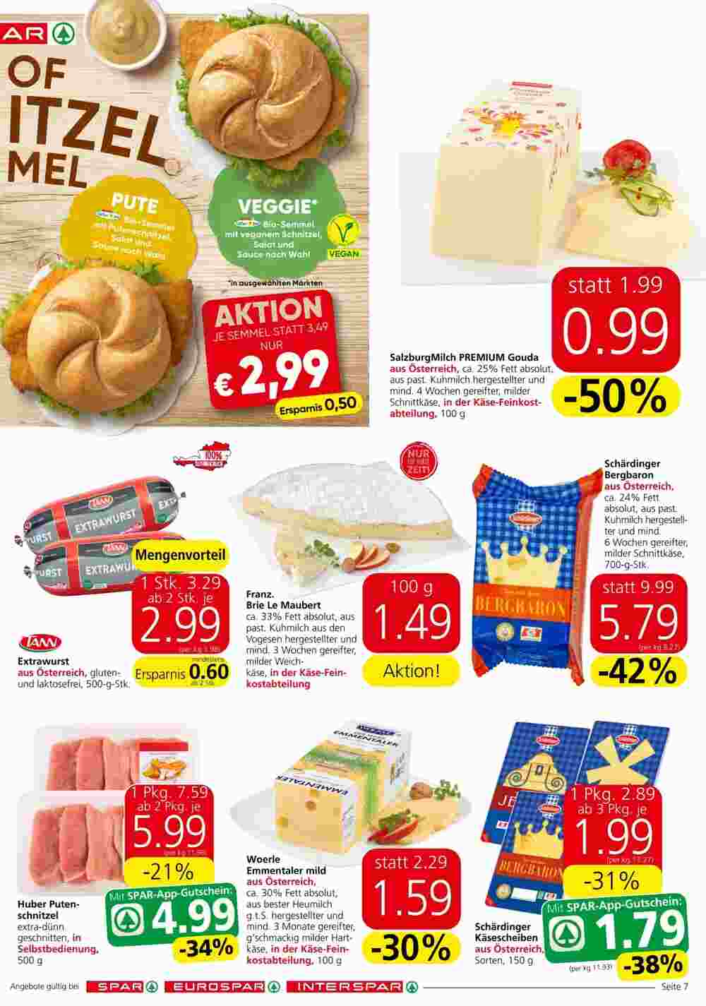 Spar Flugblatt (ab 14.11.2024) - Angebote und Prospekt - Seite 7