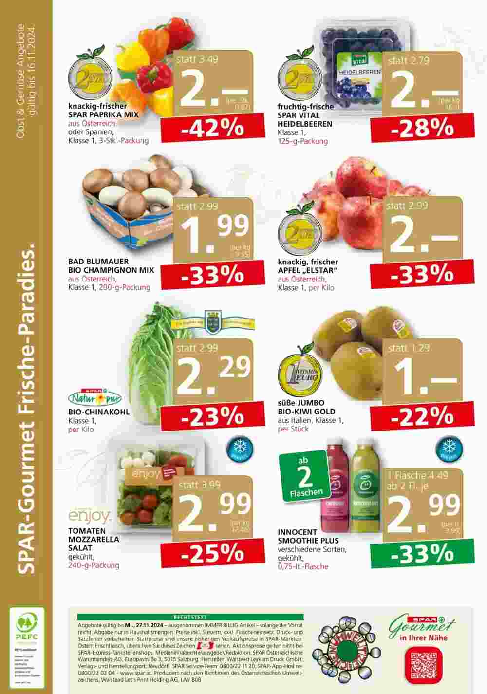 SPAR Gourmet Flugblatt (ab 14.11.2024) - Angebote und Prospekt - Seite 12