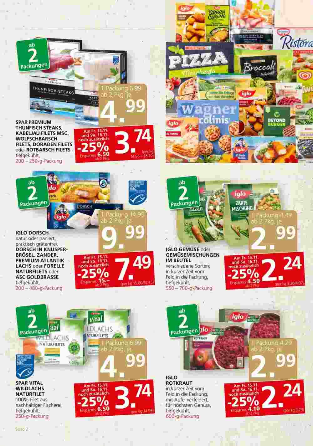 SPAR Gourmet Flugblatt (ab 14.11.2024) - Angebote und Prospekt - Seite 2